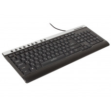 Клавиатура Oklick 380M черный/серебристый USB Multimedia