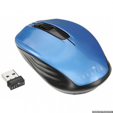 Мышь Oklick 475MW черный/синий оптическая (1200dpi) беспроводная USB (2but)