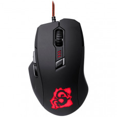 Мышь Oklick 725G DRAGON черный/синий оптическая (2400dpi) USB игровая (5but)